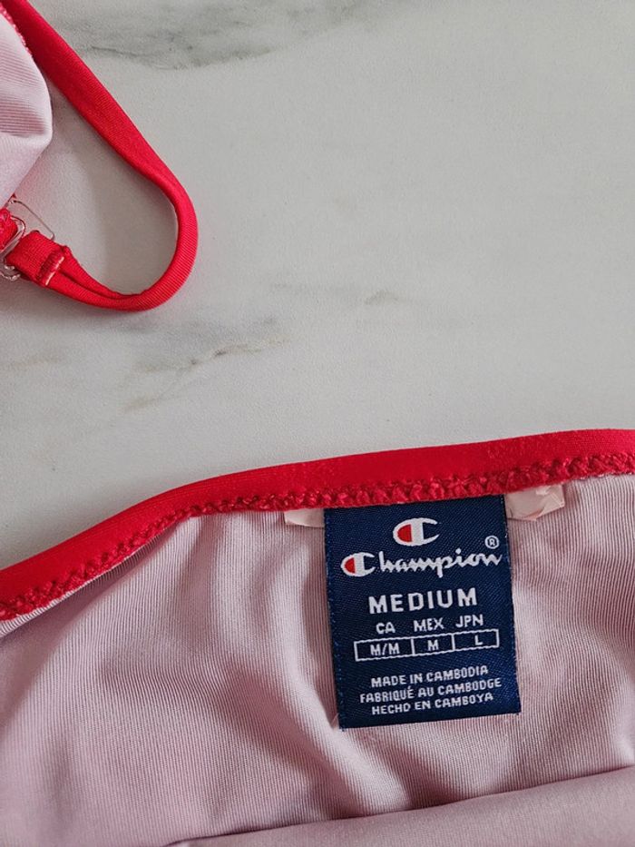 Champion bikini 2 pièces rouge taille M - photo numéro 4