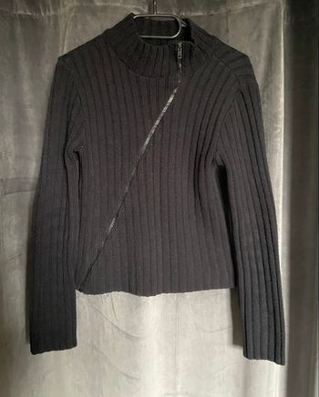 Gilet côtelé zippé