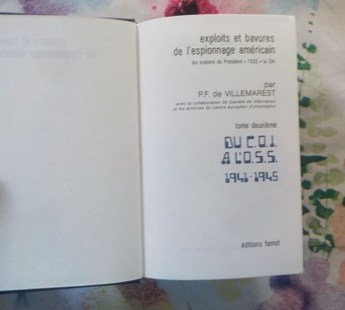EXPLOITS ET BAVURES DE L'ESPIONNAGE AMERICAIN T1 à 3 Ed. Famot - photo numéro 10