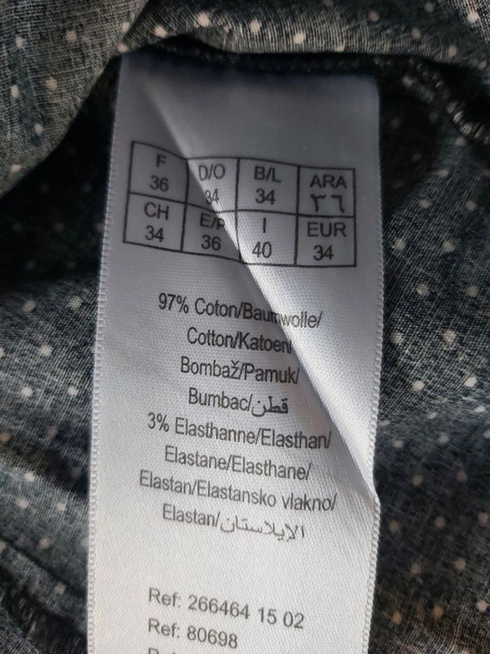 Chemisier à pois femme grain de malice - photo numéro 4