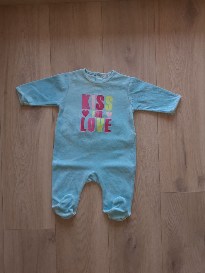 Pyjama velours Kitchoun 6 mois