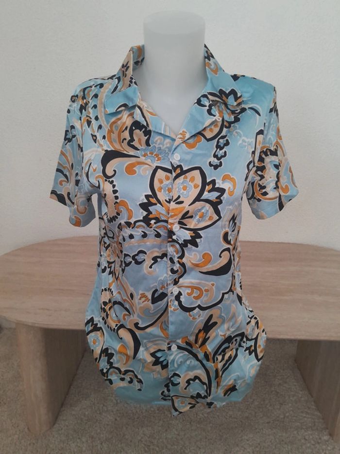 Chemise vintage 💫Satiné 💫taille 38