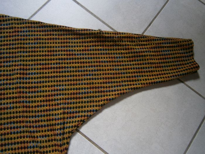 Haut/pull moutarde manches chauve souris Taille XL - photo numéro 6