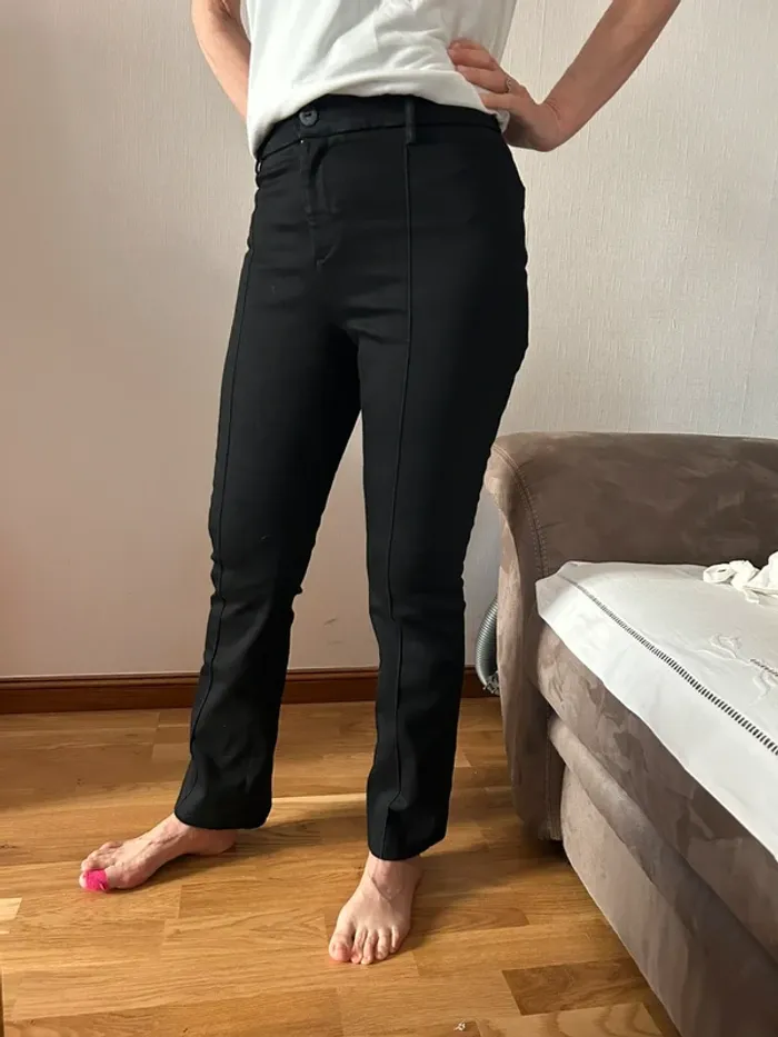 Liu Jo pantalon noir bas évasé taille 36 - photo numéro 6