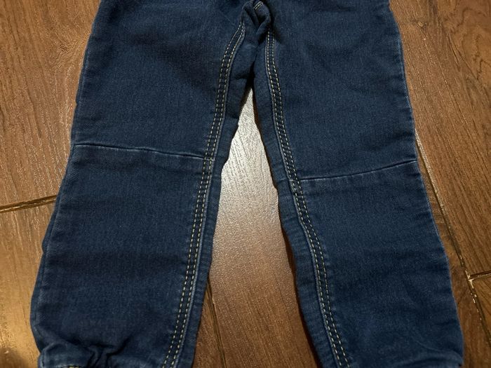 jean bleu foncé effet usé sergent major 2 ans 92 cm - photo numéro 4