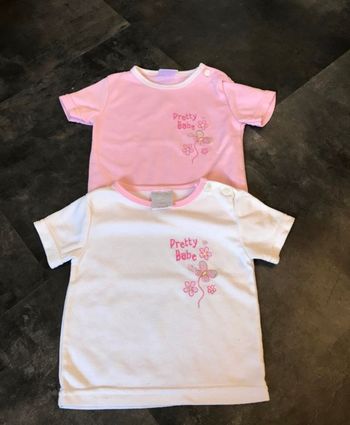 2 t-shirt 12 mois