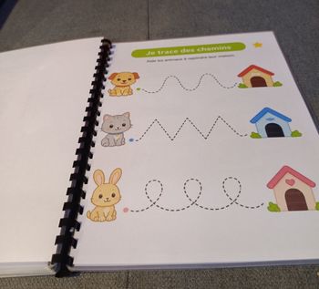 Livret d’activités bébé 12-24 mois personnalisé | Montessori & Velcro réutilisable
