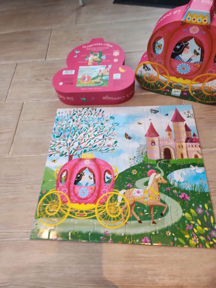 Puzzle djeco 54 pièces le carrosse d Élise - photo numéro 3