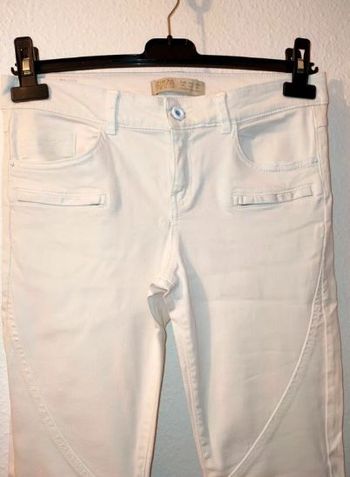 Jean blanc stylé Zara, T36