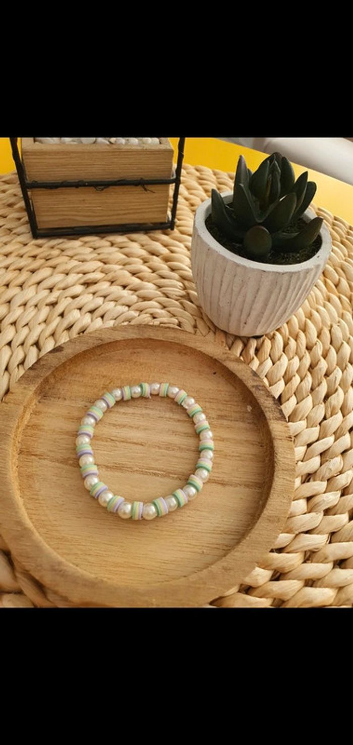 5 bracelets en perles neufs - photo numéro 2