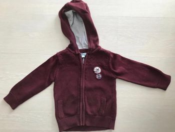 Gilet garçon 24 mois avec fermeture éclaire marque Kimbaloo