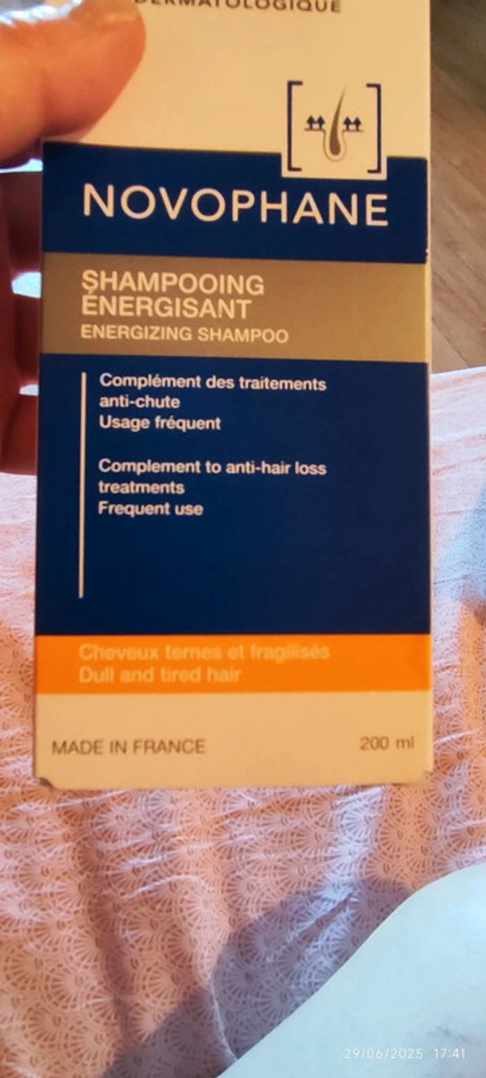 ACM Laboratoire Dermatologique Novophane Shampooing Énergisant 200 ml - photo numéro 2