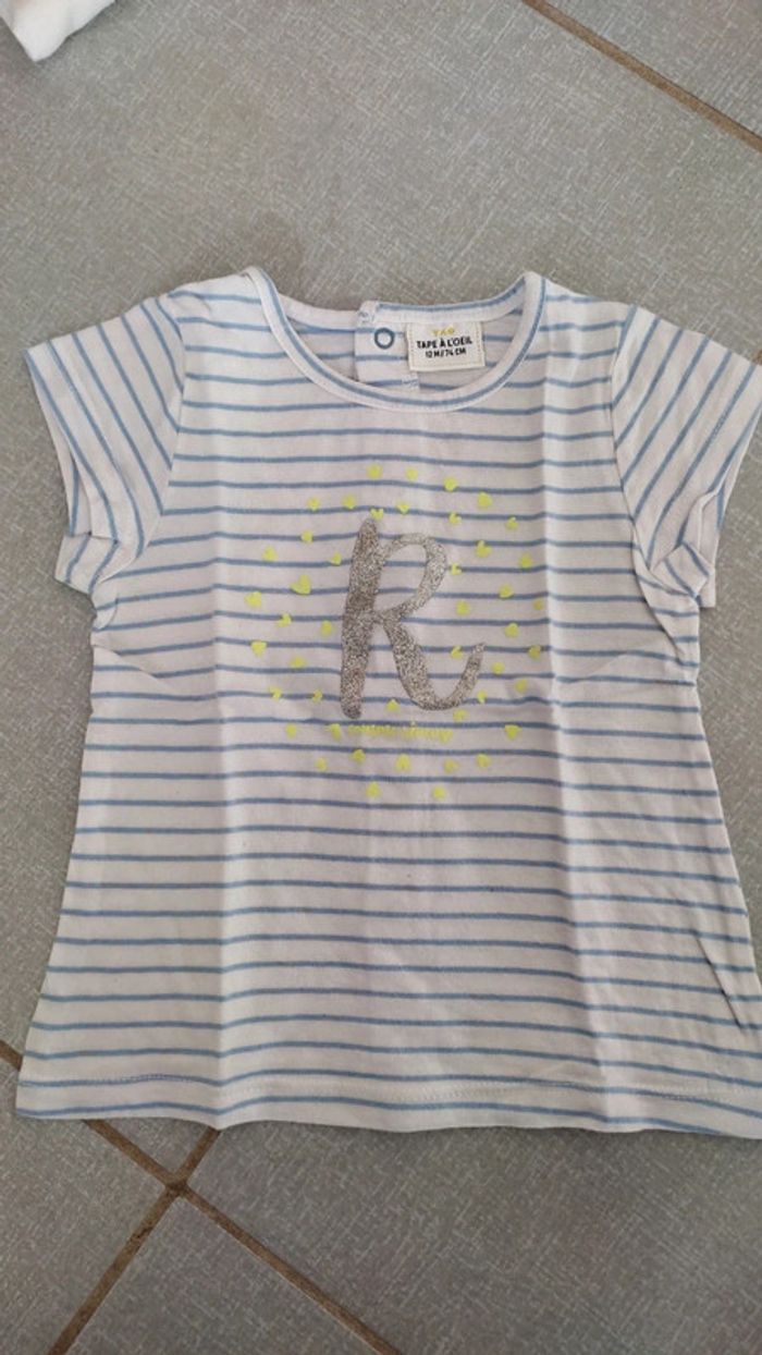 T-shirt R comme rêveuse TAO T.12 M