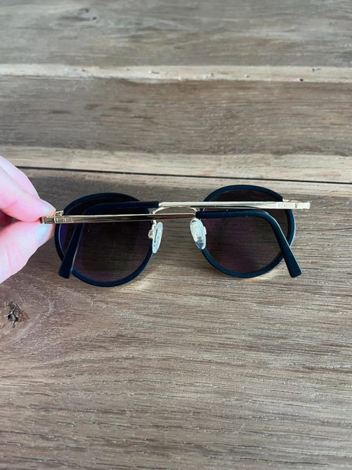 Lunettes de soleil rondes noires Randolph - photo numéro 7