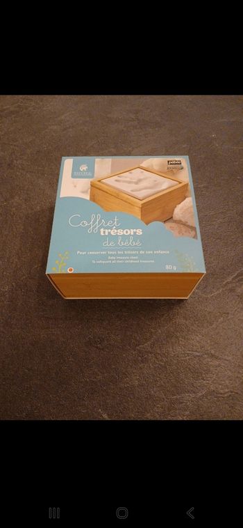 Coffret trésor de bébé de chez Nature et Découvertes