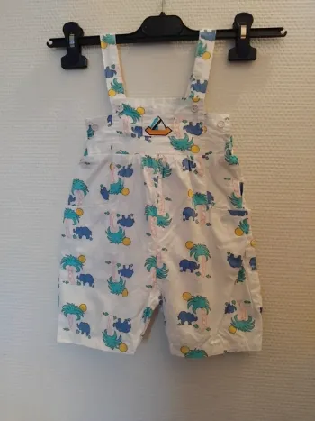 Salopette mixte neuf 12mois 100%coton