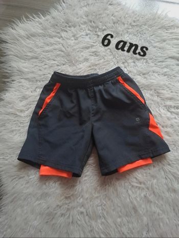 Short de sport oxylane 6ans