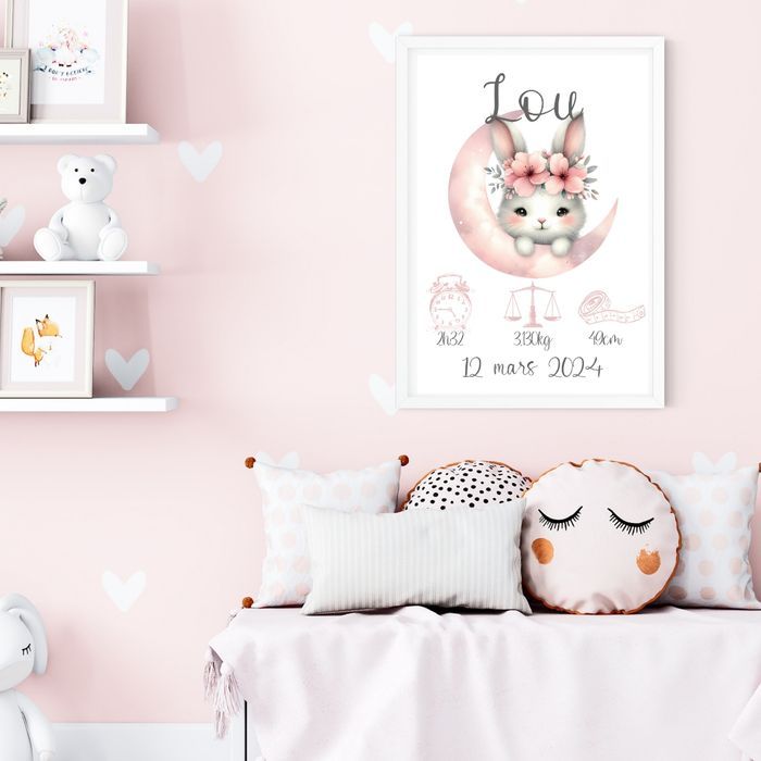 affiche naissance personnalisé - photo numéro 3