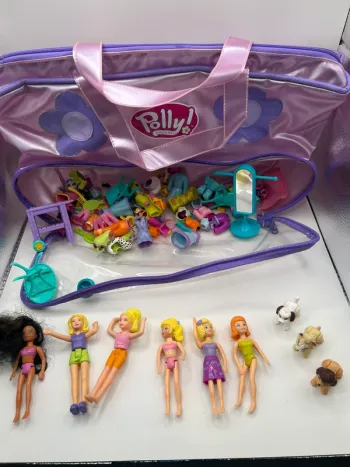 Polly Pocket Boutique On The Go 2003 B9929 + figurines & accessoires
