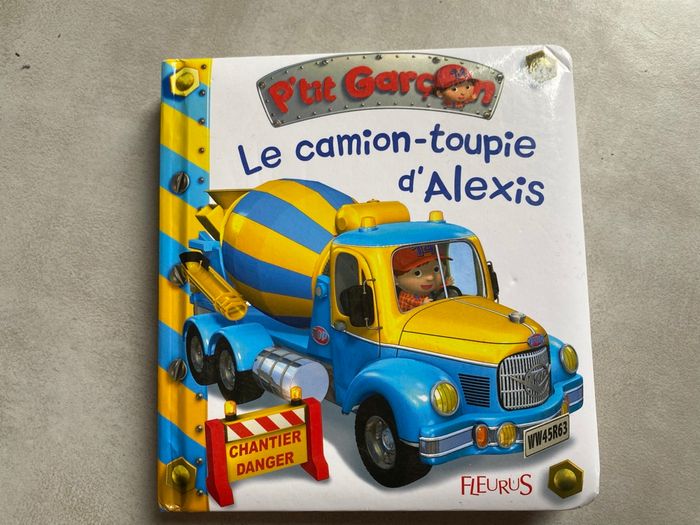 Livre Le camion toupie d’Alexis