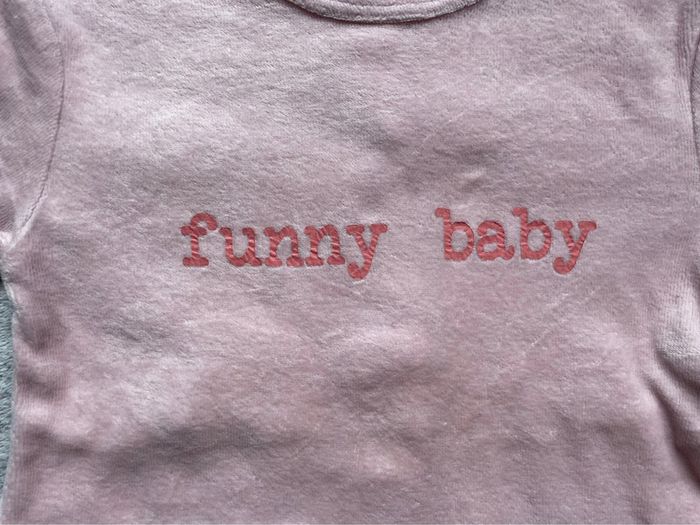Pyjama velours fille, 6 mois - photo numéro 2