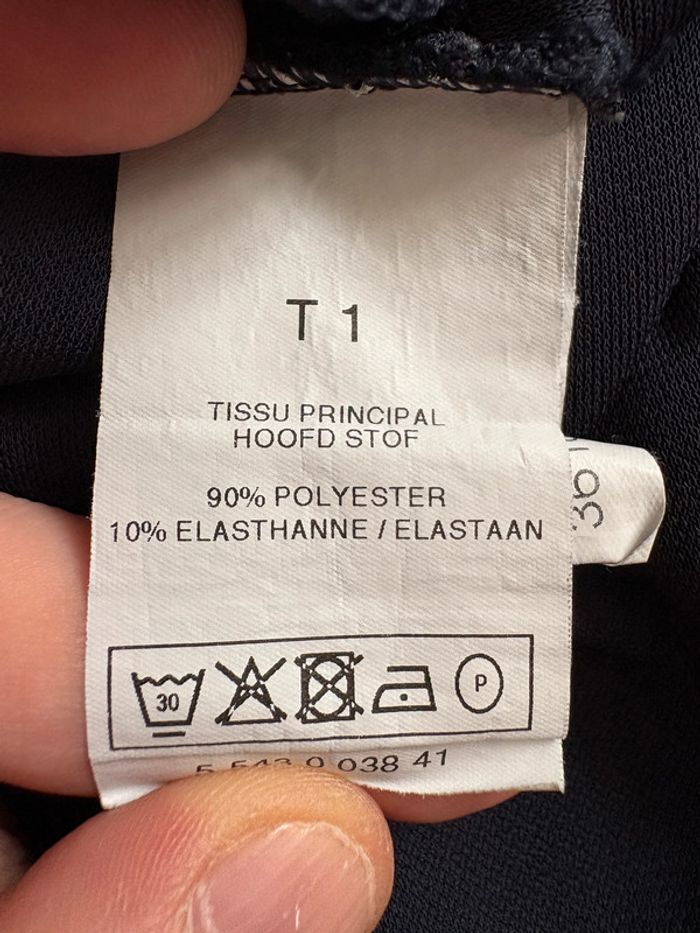 Pantacourt Toscane | Bleu marine | Taille 44 - photo numéro 5