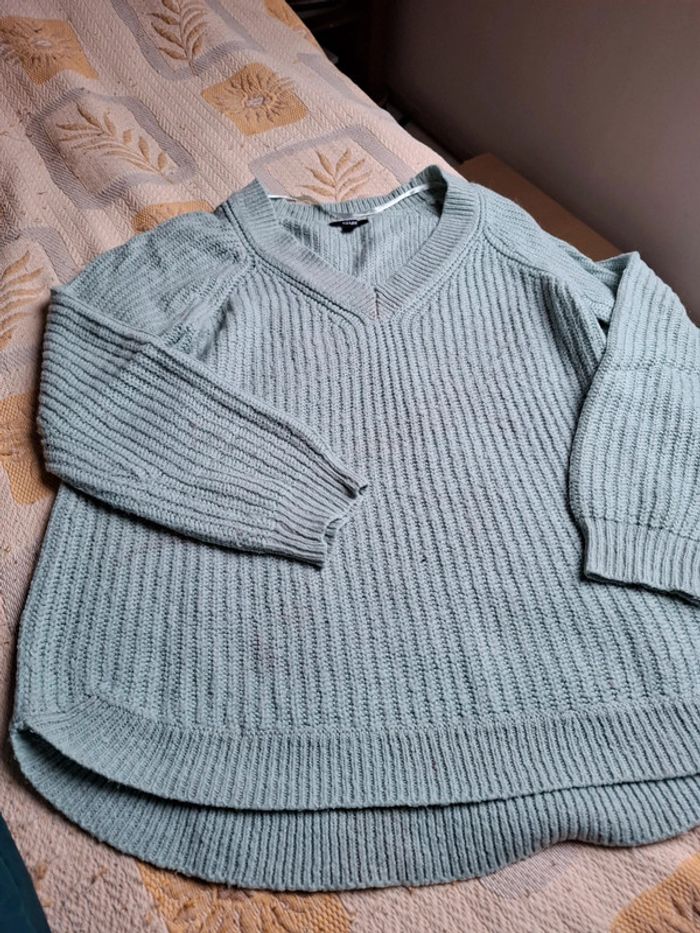 Magnifique pull effet tricoter femme