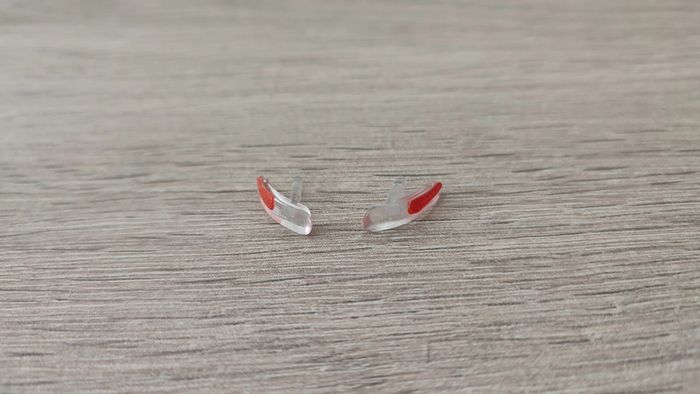 Lot x2 clignotant avant pièce détachée miniature Chevrolet Corvette C5 1997 Burago Bburago 1/18 #B65