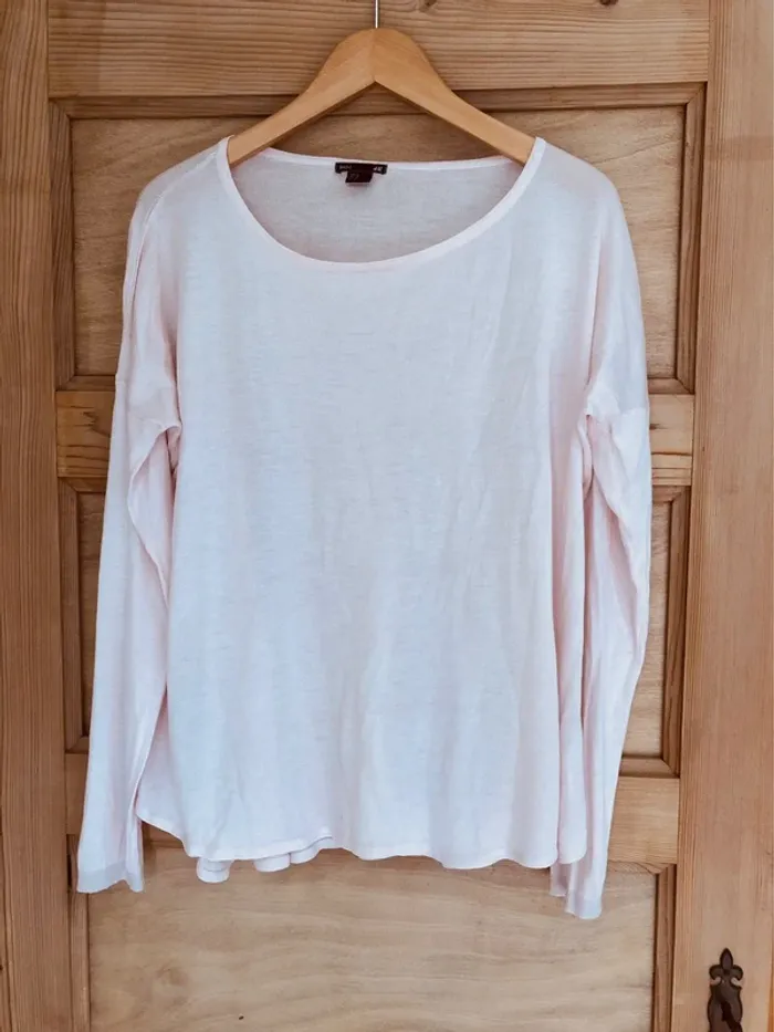 Pull léger rose H&M