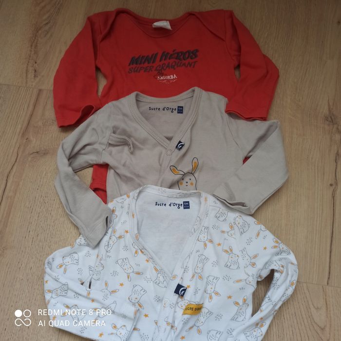 Lot de body manches longues