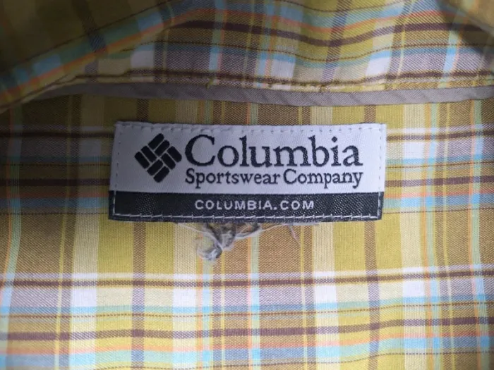 Chemise Columbia à manches courtes – Motif à carreaux - taille L (576) - photo numéro 7
