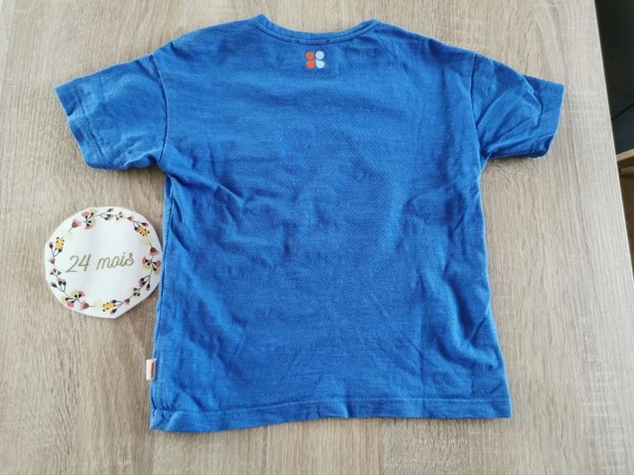 Lot de 3 t-shirts manches courtes bébé garçon 2ans catimini - photo numéro 4
