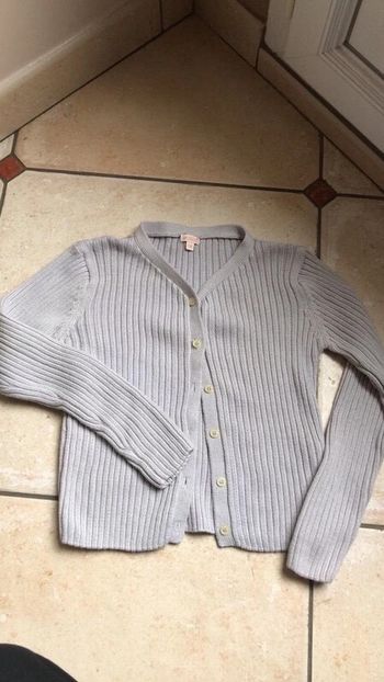 Gilet gocco gris chaud