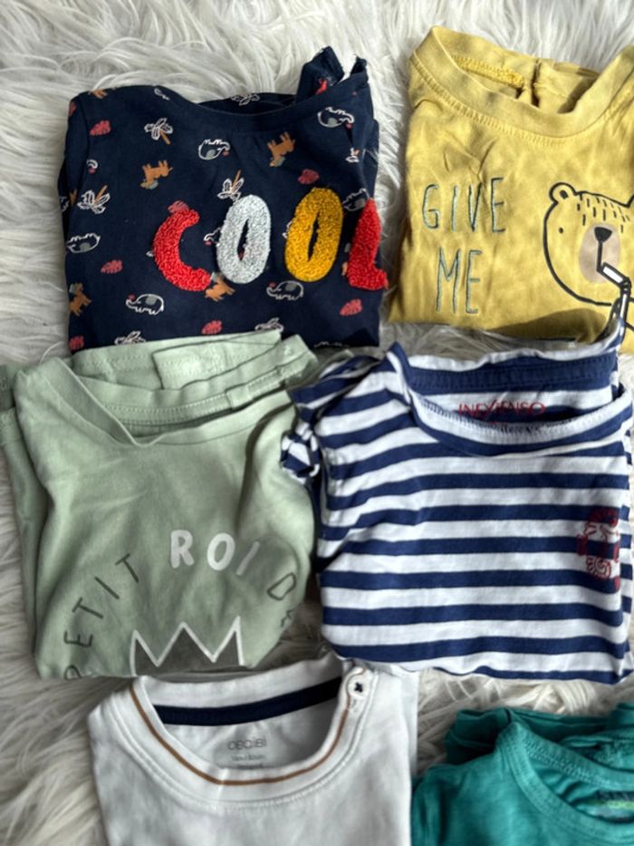 Lot de tee shirt garçon 18 mois - photo numéro 3