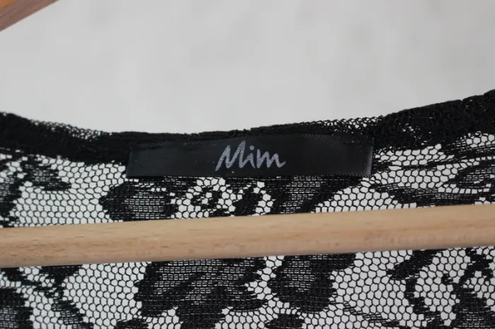👕 Débardeur dentelle noire, mim 📌 - photo numéro 3