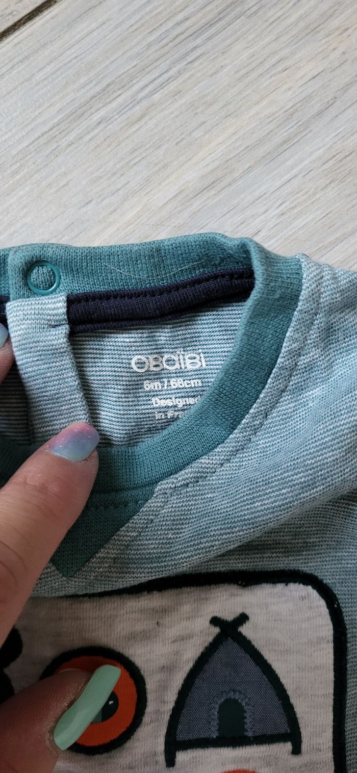 Tee-shirt OBAIBI 6 mois - photo numéro 2