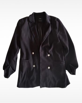 Blazer noir Bershka