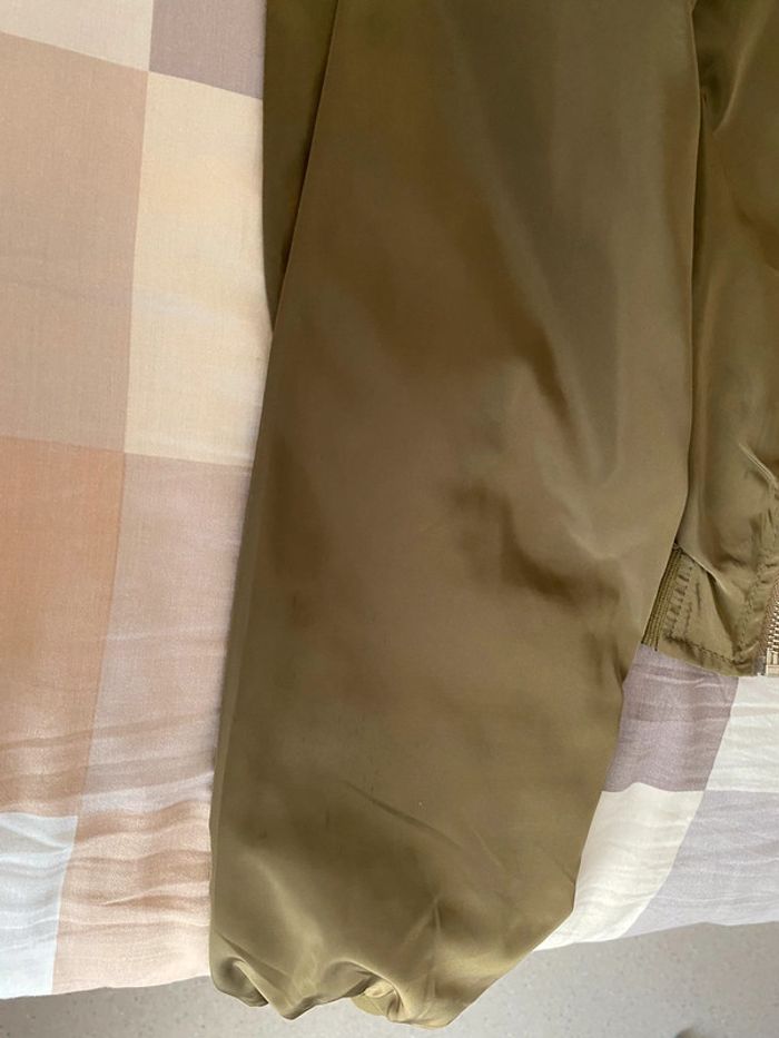 Superbe belle veste bomber  kaki E.Diva taille M - photo numéro 14