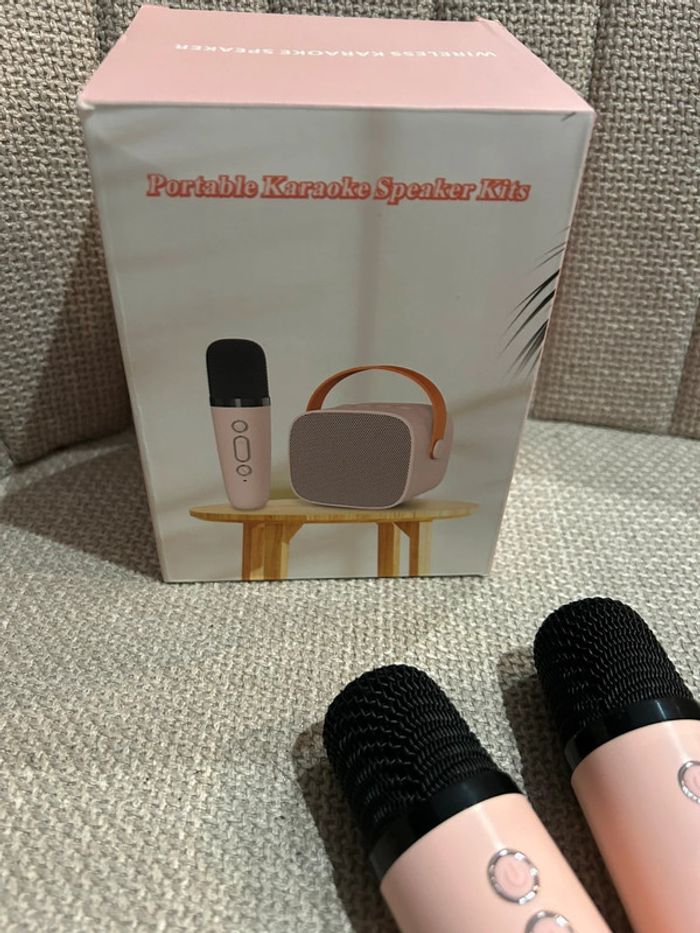 🎤 Kit Karaoké Portable Sans Fil - Complet et Neuf ! 🎶 - photo numéro 4