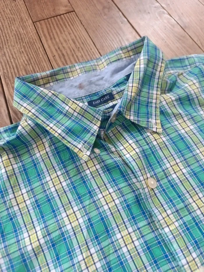 Chemise chaps manche courte verte XXL - photo numéro 3