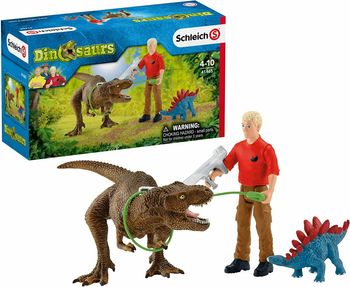 SCHLEICH  Attaque Tyrannosaure Rex