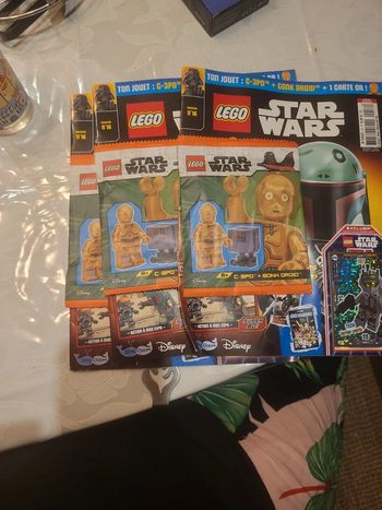 Lot de 3 lego star wars C-3PO + Gonk Droid