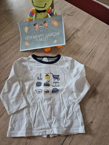 Tee-shirt ML garçon OBAÏBI 9m