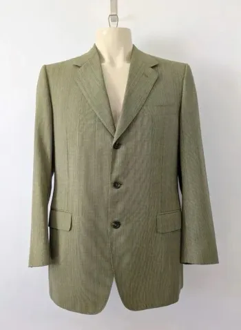 Veste à carreaux vintage - Lanvin Paris - 100% laine vierge - taille M