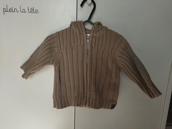 Gilet à Capuche Kitchoun taille  6 mois