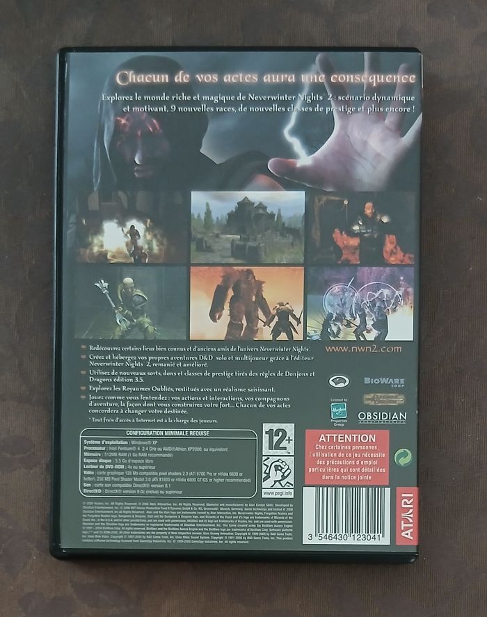 Jeux PC NEVERWINTER NIGHTS 2 (COMPLET) - photo numéro 2