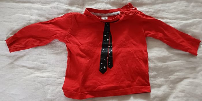 Tee shirt imprimé cravate 9 mois