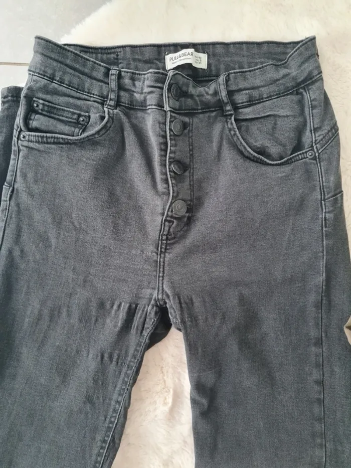 Lot de 3 jeans slim taille haute - photo numéro 4