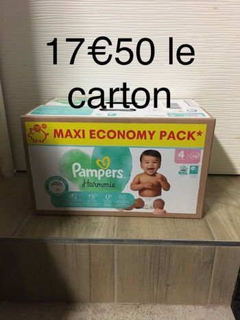 78 couches Pampers harmonie taille 4