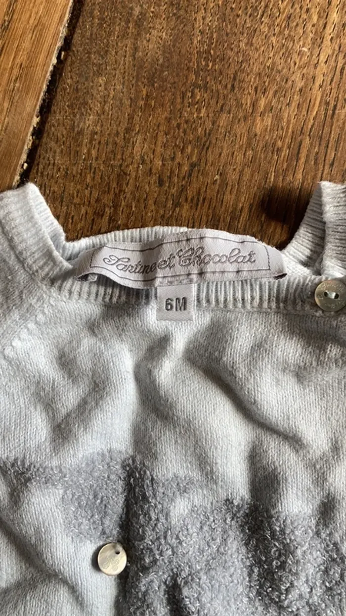 Pull tartine et chocolat 6mois - photo numéro 3